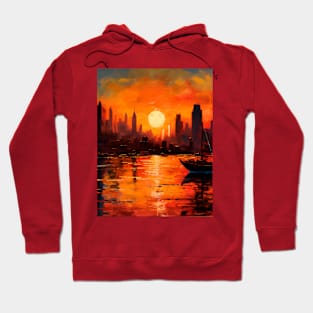 New York sunset Hoodie